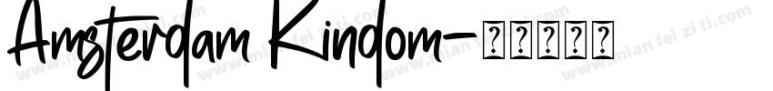 Amsterdam Kindom字体转换